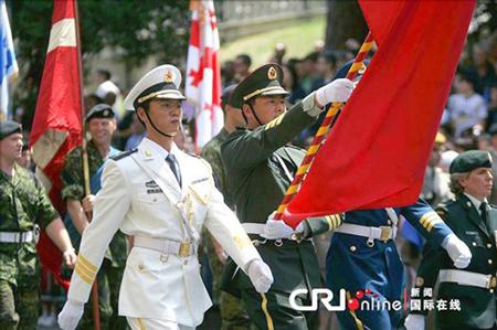 中國儀仗隊參加俄羅斯閱兵，展現(xiàn)軍威與友誼的壯麗畫卷，中俄友誼見證，中國儀仗隊參加俄羅斯閱兵，壯麗畫卷展現(xiàn)軍威與深情友誼