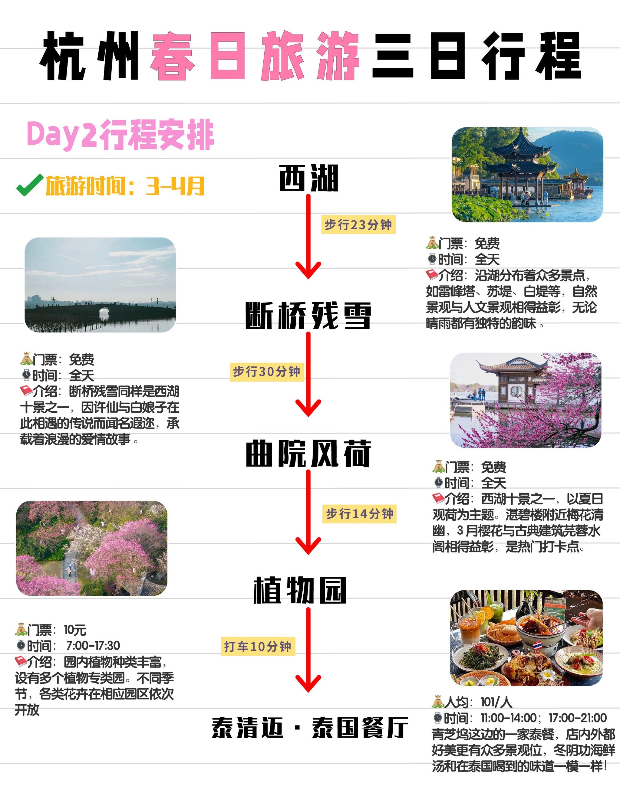 杭州三日游最佳景點(diǎn)攻略，杭州三日游必游景點(diǎn)攻略